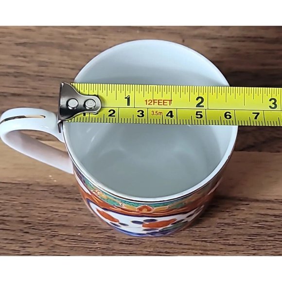 3 TAKAHASHI SAN FRANCISCO Demitasse Coffee Cups & Saucers  Multicolor & Gold Gil - Picture 15 of 16